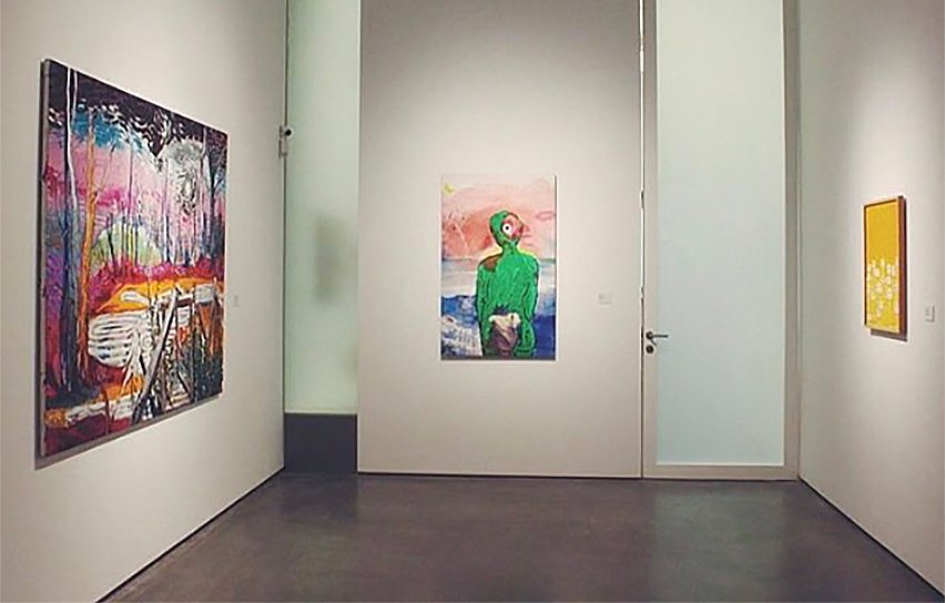 Obras Abraham Lacalle y Joaquín Barón, Gruop Show, Galería Marlborough Barcelona 2015