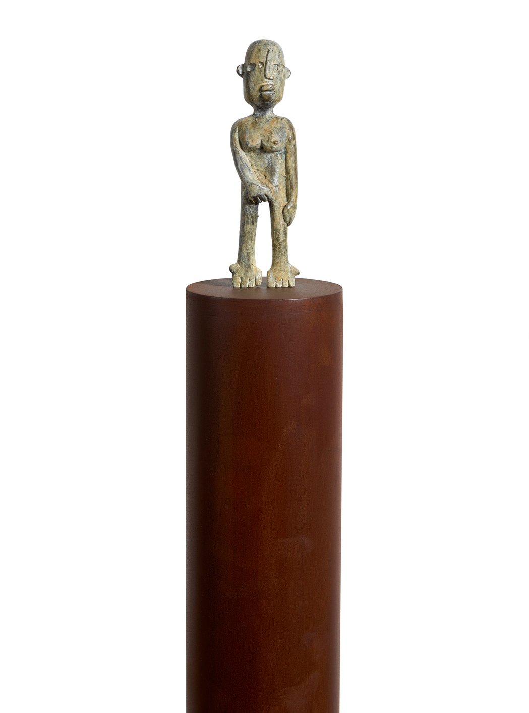 Up (detalle), bronce y hierro forjado, 125x 20 x 20 cm, autor Joaquín Barón
